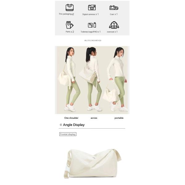 Sympathybag Waterproof Men Gym Bags Foldable Duffel Travel Bag Multiple Color