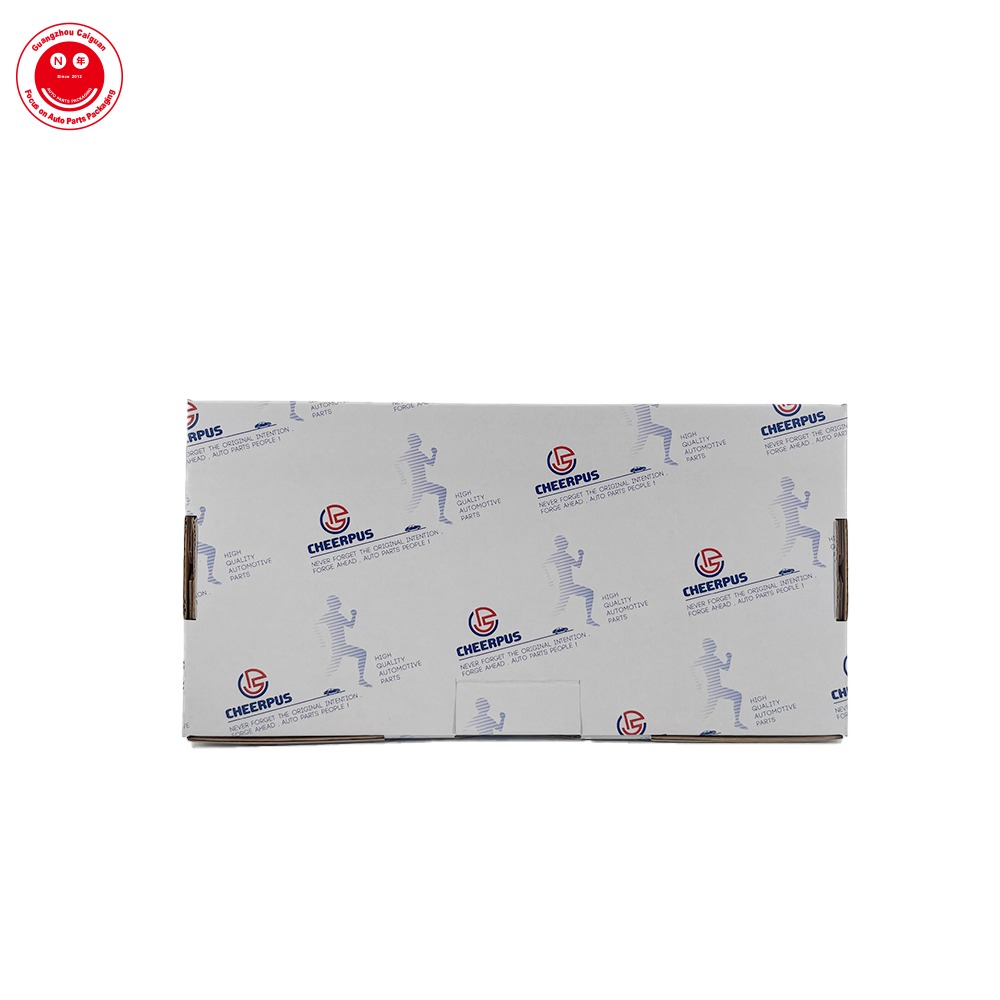 New Original Custom Shipping Packaging Box Corrugated Board with Embossed Matt Lamination Logo Mailbox Packaging