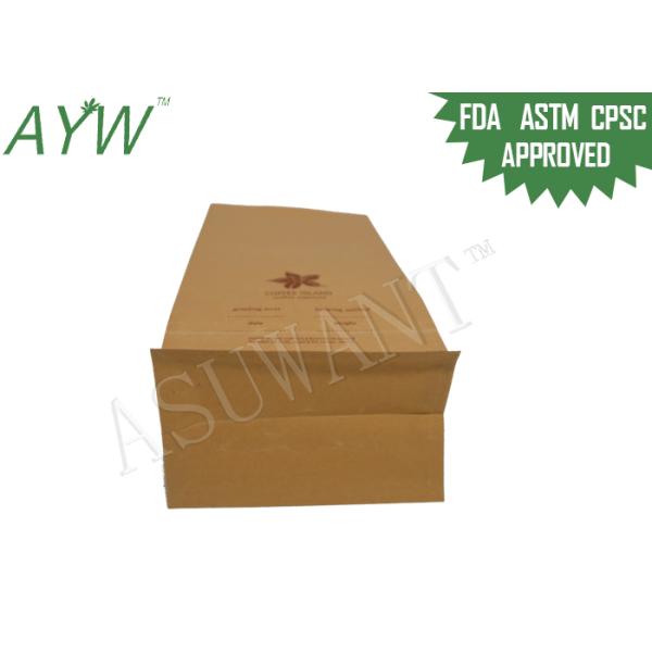 Бумага Крафт плоского дна 8 загерметизированная стороной пакетиков чая кофе с высшей загрузкой