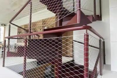 30cm*30cm Steel Mesh Panels 1.5m Wire Rope Net Fence High Strength