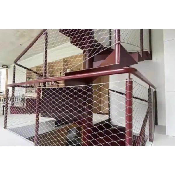 30cm*30cm スチールメッシュ パネル 1.5m ワイヤーロープネット フェンス 高強度