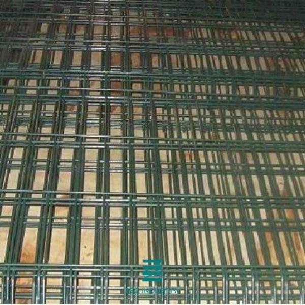 3d Garden Weld Mesh Fence Panels Low Carbon Iron Wire PVC Coated Green Color