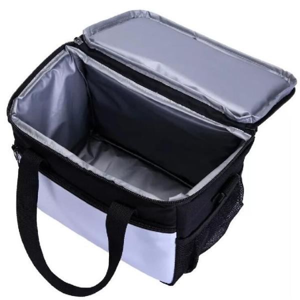 Изготовленный на заказ логотип 3D нагревает печать сумки 24x16x20cm охладителя обеда для перемещения