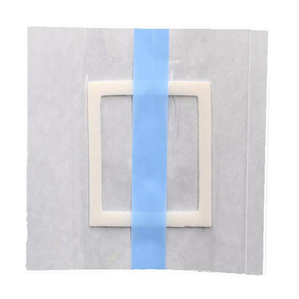Medical waterproof transparent wound dressing adhesive pad silicone wound dressing border