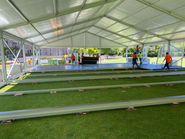 Large Industrial Tent Warehouse Storage Tent With Waterproof PVC Covers