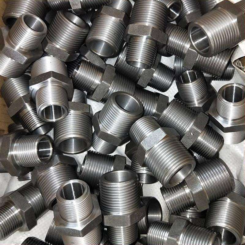 Углерод стальной Npt ASME B16.11 продел нитку ниппель шестиугольника