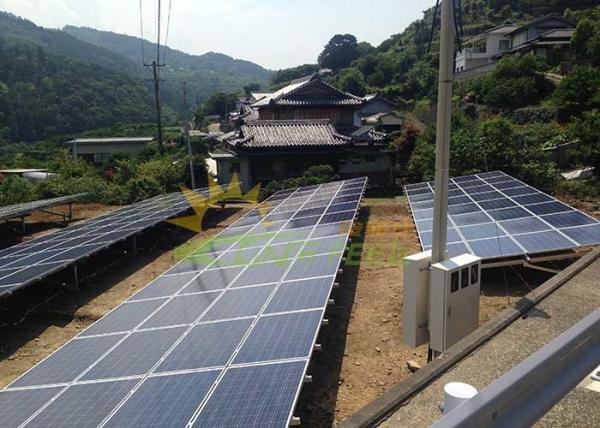 Customized Size Ground Mounting System Aluminum 6005 T5 Material