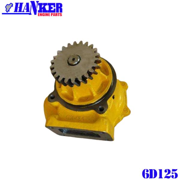 частей экскаватора надувательства KOMATSU водяная помпа 6151-62-1104 самых лучших дизельная для PC400-6 двигателя 6D125