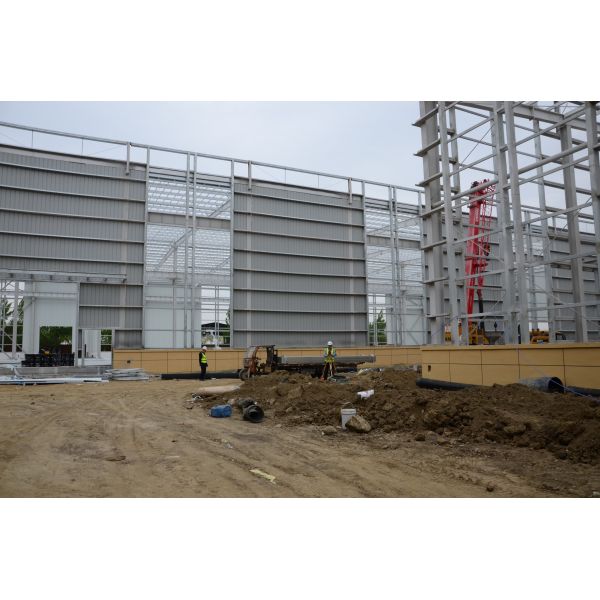 Industrial Light Steel Structure Workshop for Rubber Processing Plant