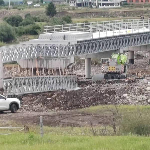 Puente de alambre de acero portátil 3000mm*1400mm Resistencia a la corrosión Mejor puente