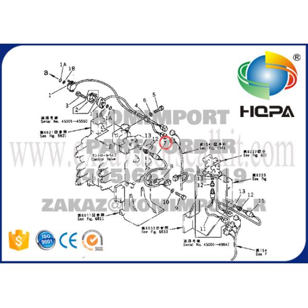 20Y-06-15190 Pressure Control Switch / Excavator Pressure Sensor PC200-5