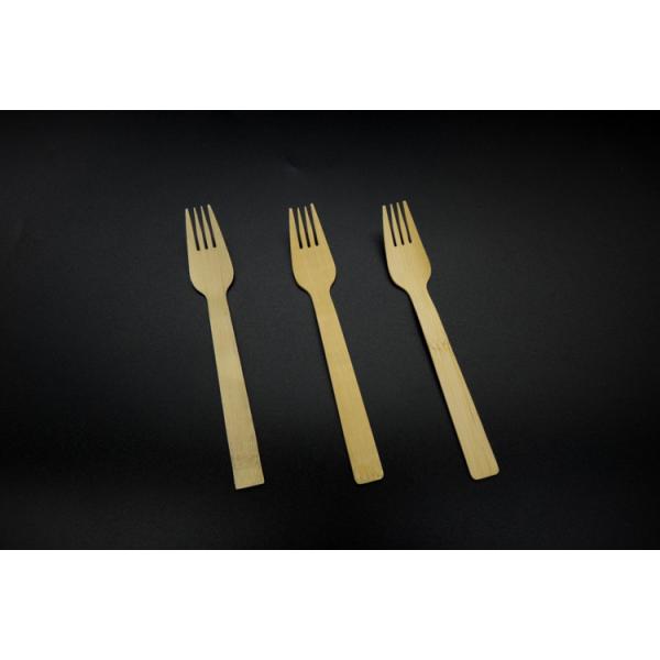 Biodegradable Eco Friendly Disposable Forks Bamboo 170mm natural color