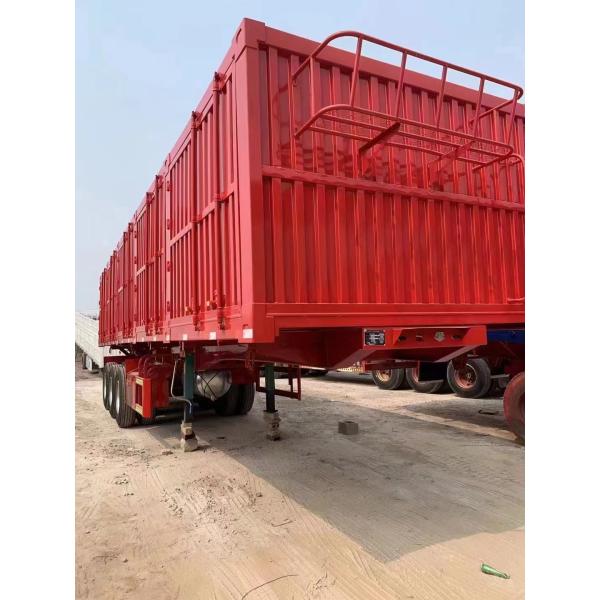 50cbm 80 Tons Tractor Side Dump Semi Trailer 3 Axles Side Tipper Semi Truck Trailer