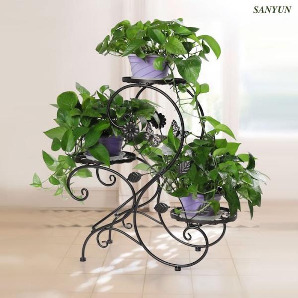 На открытом воздухе Rustproof полка завода утюга 64*60*26cm/выставочная витрина завода металла