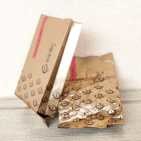 Flexible Packaging Digital Sample Center Seal Pouch Three Lamination Layers