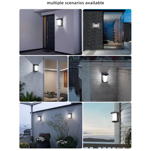 Creative Motion Sensor Solar Garden Lights IP54 Waterproof with Energy Saving Feature