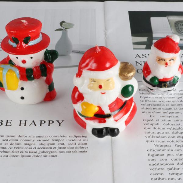 Lovely Christmas Decoration Non Toxic Scented Candles Long Lasting Scented Candles Customized Size