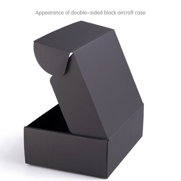 Black Corrugated Gift Box For Mailing Shipping Storage Gift Wrapping