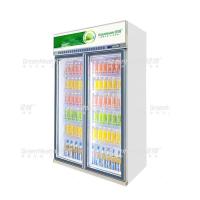 Convertisseur de fréquence refroidisseur de boissons commerciaux magasin affichage en verre boissons réfrigérateur 1000L
