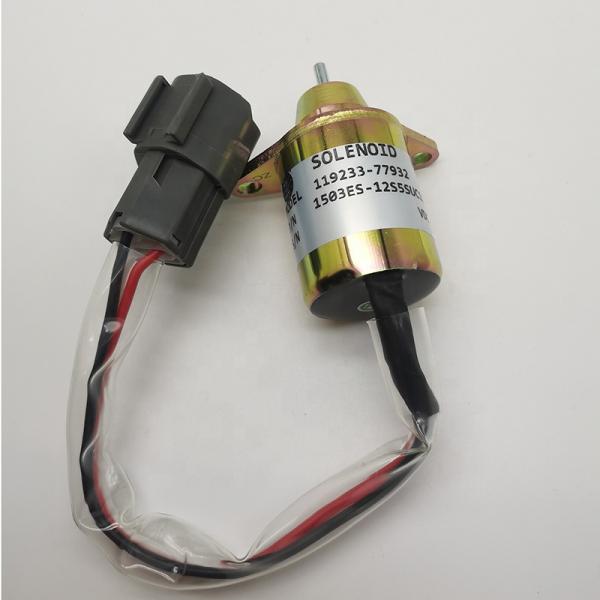 Excavator Parts 1503ES-12S5SUC12S Engine Shutoff Solenoid 12V Flameout Solenoid 119233-77932 for Guaranteed Satisfaction