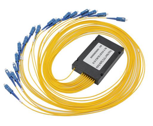 1X16 ABS Box Fiber Optic Coupler Splitter 2.0mm Cable And SC PC Connector