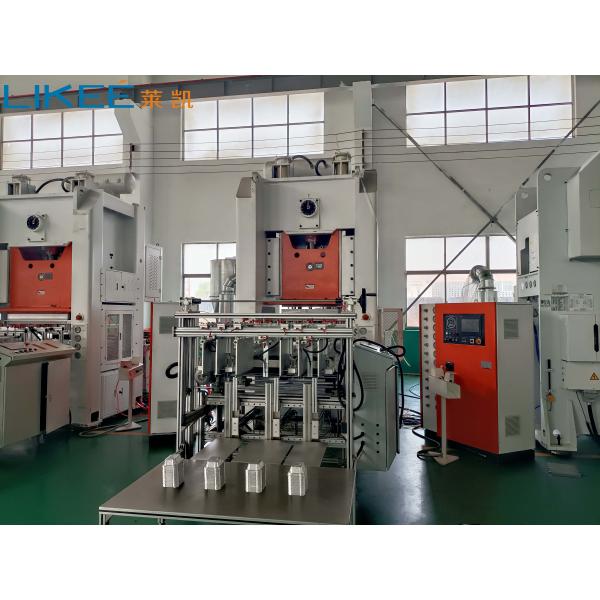 Mitsubishi PLC Automatic  Aluminum Foil Tray Making Machine 12000pcs/h
