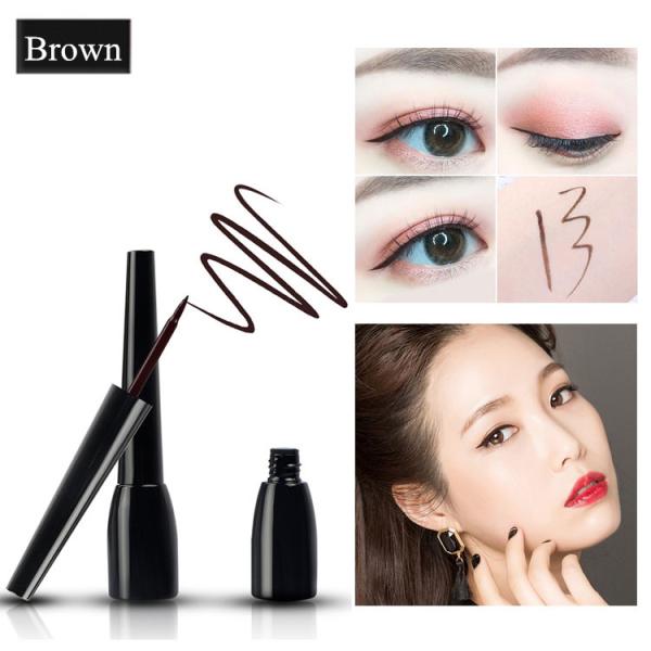Водоустойчивые черные жидкостные цвета карандаша 4 карандаша для глаз макияжа глаза для случая шоу этапа т