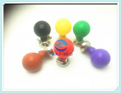 Adult Reusable ECG Electrodes For Double Side Rubber Ball Shape Latex Free