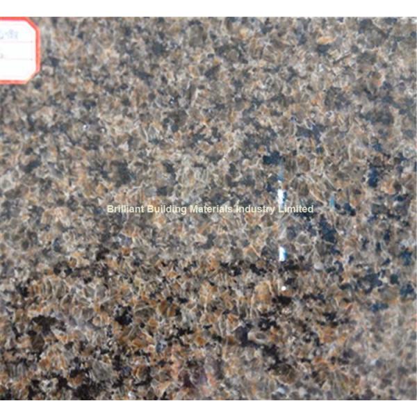 India Gold Pearl Granite Tiles, Natural Yellow Brown Granite Tiles