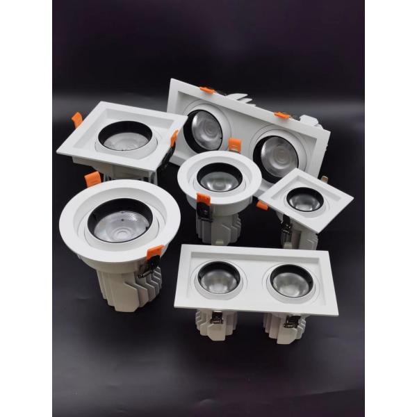 5000K 6000K Restaurants 40 Watt Indoor LED Spotlights BRIDGELUX DALI Dimmer