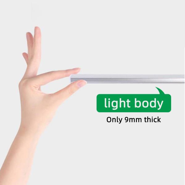 Mounted LED Under Kitchen Cabinet Lighting 12V Hand Wave Sensor For Corridor