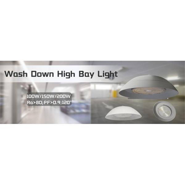 NSF Certified High Bay Light Food Industry with Motion Sensor and Durable Aluminum Housing