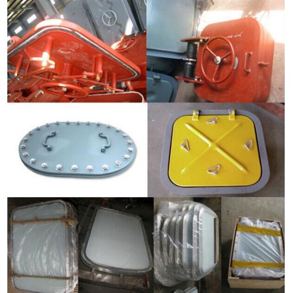 Acero marino hermético 800-2000 mm cubierta de escotilla marina de alta cocción 0.03-0.1Mpa