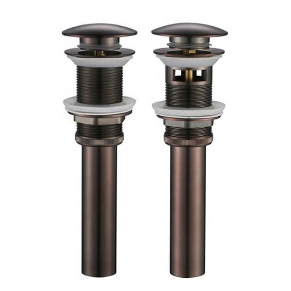 Штуцеры стока Bathroom трубы застегивают затвор раковины нажима всплывающий