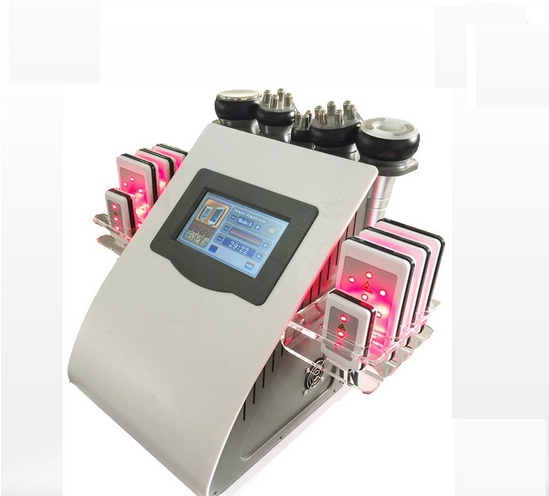 5 в 1 оборудовании красоты кавитации заботы кожи лазера Липо машины красоты для стороны тела женщин