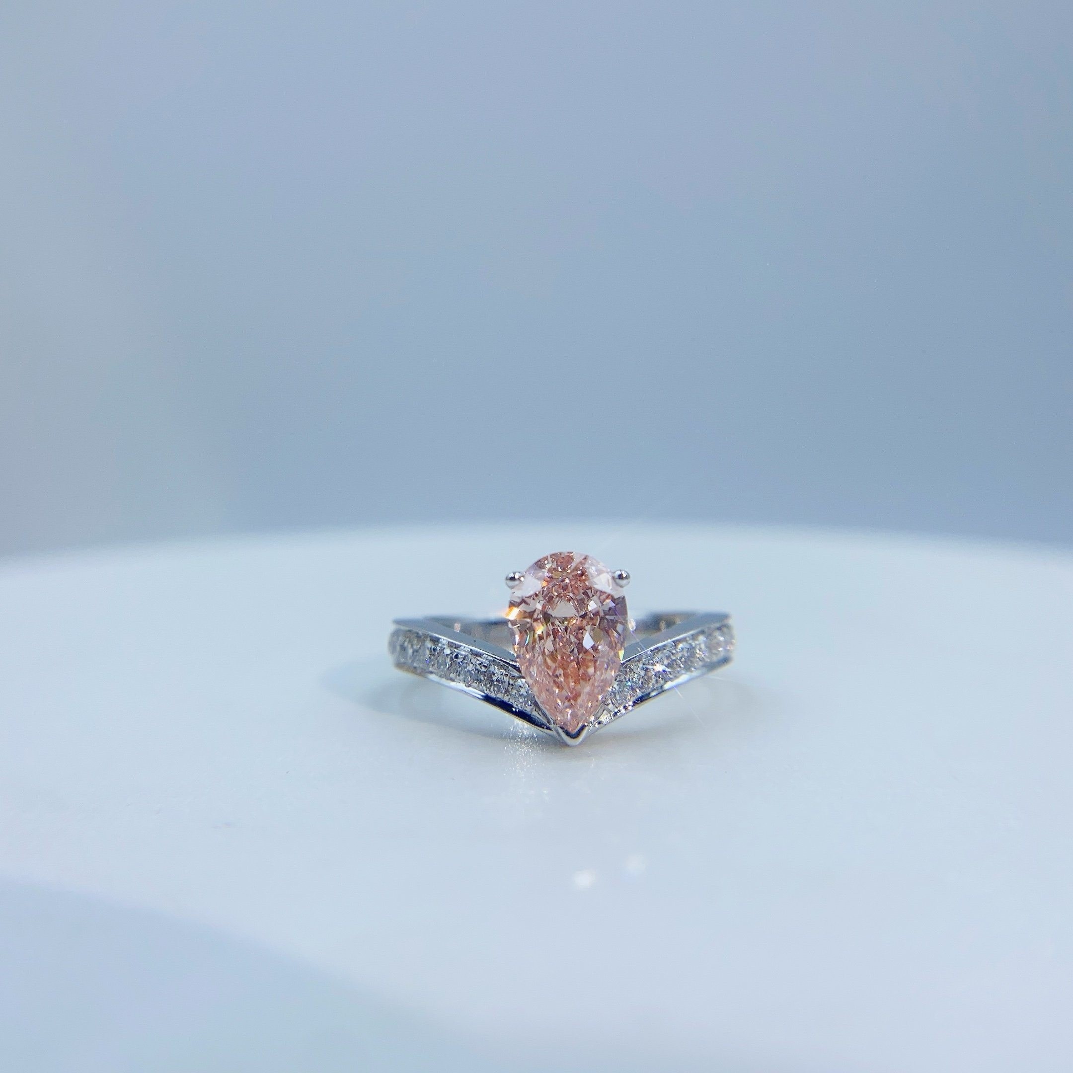 18K White Gold Diamond Ring Collection Customizable Lab Diamond Jewelry with Diamonds