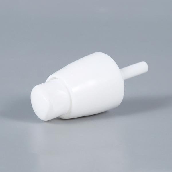 White 20/410 20mm Pump For Cream Ergonomic Design