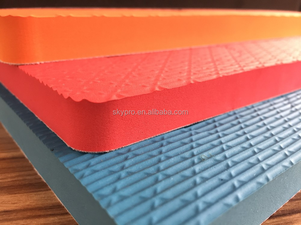 Factory Wholesale Colorful Die Cut EVA Slipper Sandals Closed Cell Outsole with Soft Foam Sole Rubber Products