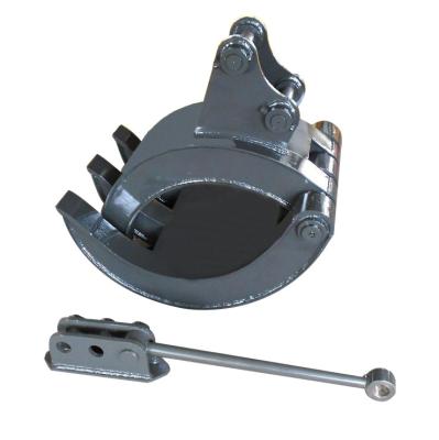 Volvo MX55 hidráulico luta o acessório, máquina escavadora Pipe Grapple 1100 milímetros Max Open