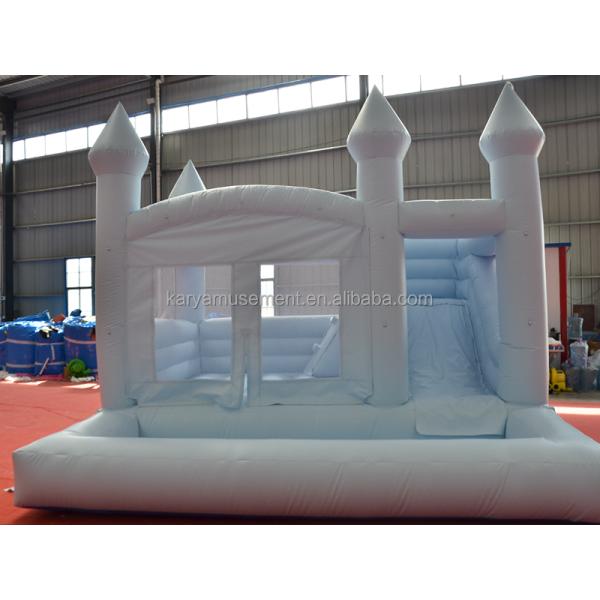 Customized Color Portable Wedding Party Bounce House Combo Slide and Ball Pit for Kids