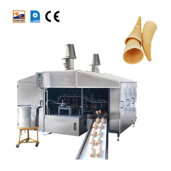 Standard Automatic Wafer Cone Baking Machine With One Year Warranty