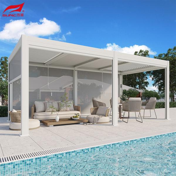 Waterproof Aluminium Gardening Tools Windproof Aluminium Pergola