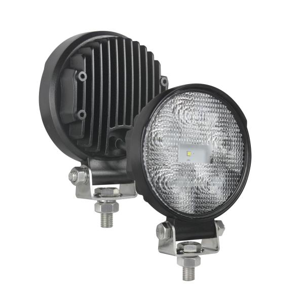 5700K 9W Black LED Work Flood Lights R10 For Tractor