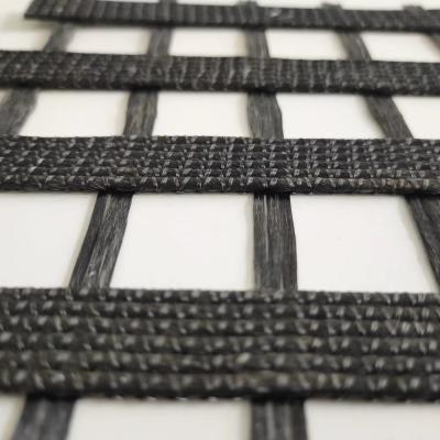 250 KN/m Reinforce Polyester Uniaxial Geogrid Dam And Slope River Bank Embankment Stabilization