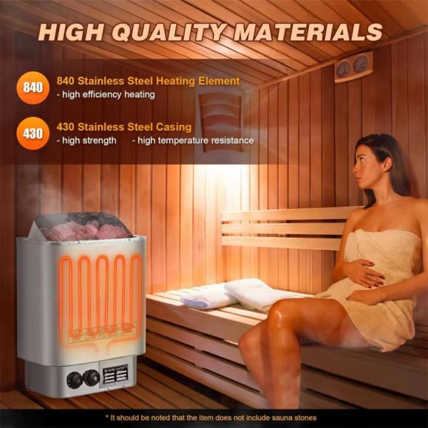 Bluetooth Compatible Music System 2 Person Luxury Steam Sauna Room Offering Seating Capacity 1 to 6 People Designed for Maximum Comfort