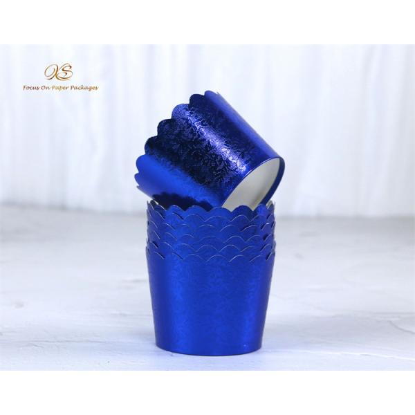 Food Grade Sustainable Aluminum Foil Cupcake Baking Cups