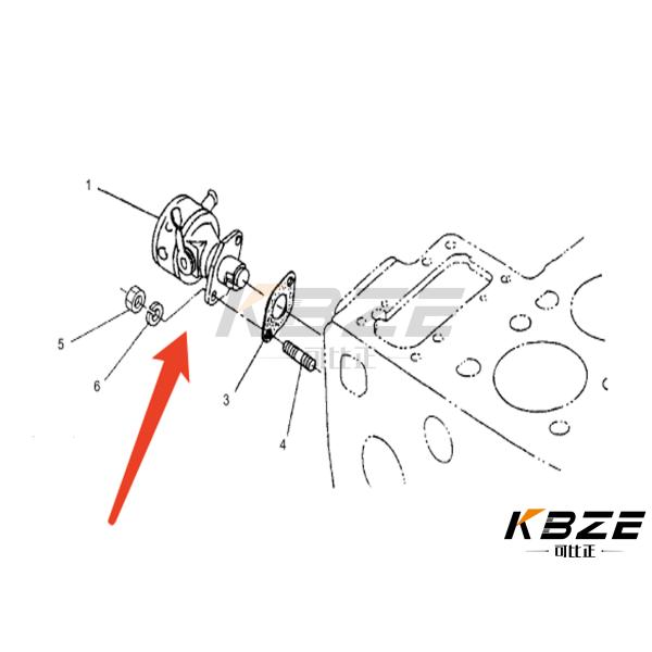 KUBOTA V2203 16604-52030 ARKB 1005 1660452030 KBZE Высококачественный топливный насос