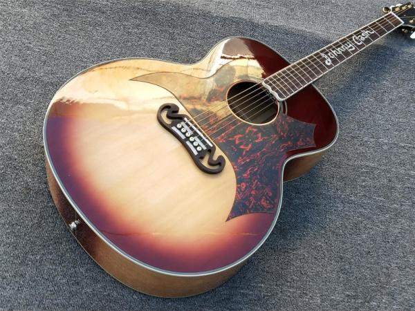 Factory Gibson custom Johnny cash G200 Acoustic Guitar,2018 Solid Spruce top 43  G200vs Maple Acoustic Guitar