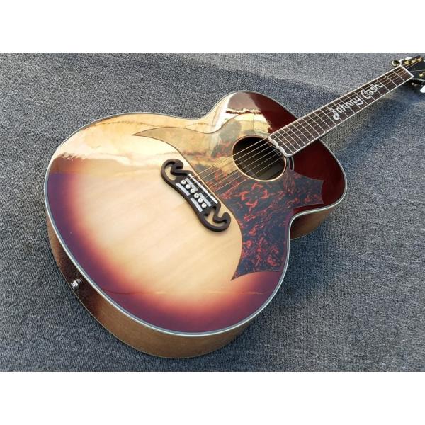 Factory Gibson custom Johnny cash G200 Acoustic Guitar,2018 Solid Spruce top 43 