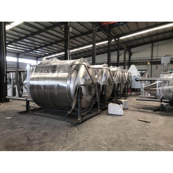 Restaurant Small Brewery Equipment , Mirror Polish Craft Beer Brewing Machine